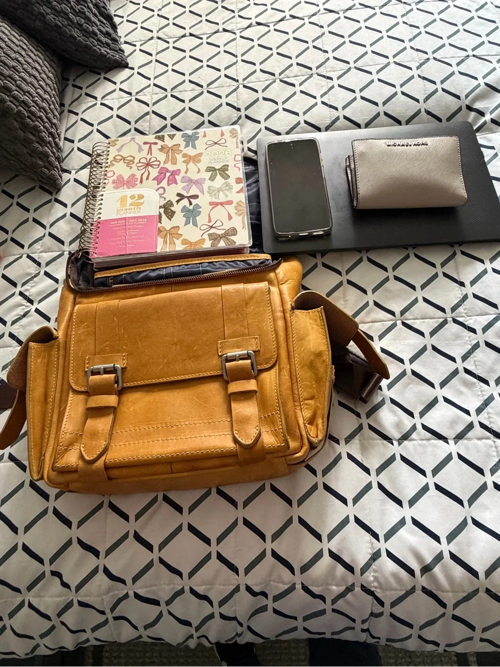 NWOT VELEZ Archaeology Genuine Vintage Leather Backpack - Honey Amber